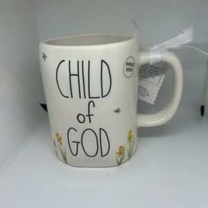 Rae Dunn Floral Mug with Inspirational Text